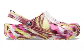 Classic Marbled Clog Electric Pink/multi Unisex