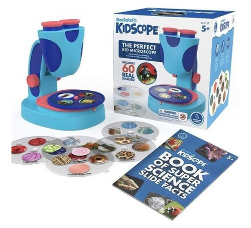 Juego Educativo Microscopio Kids Con 60 Láminas Ub