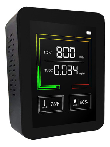 Medidor De Dióxido De Carbono Temperatura/humedad Calidad De