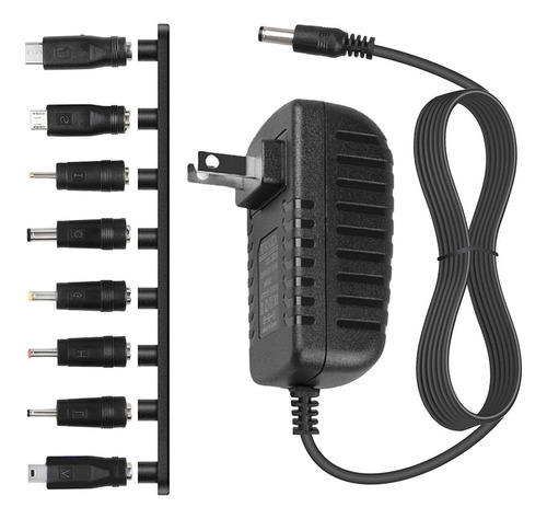 Dc 5v 2a 2000ma Cargador De Cable De Alimentacin Multipuntas