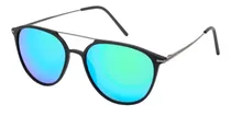 Comprar Anteojos Sol Vulk Bennie 53 Espejado Gafas Polarizado Optica Color de la lente Lente Verde Espejado Marco Negro Mate MBLK GUN REVO GREEN POL