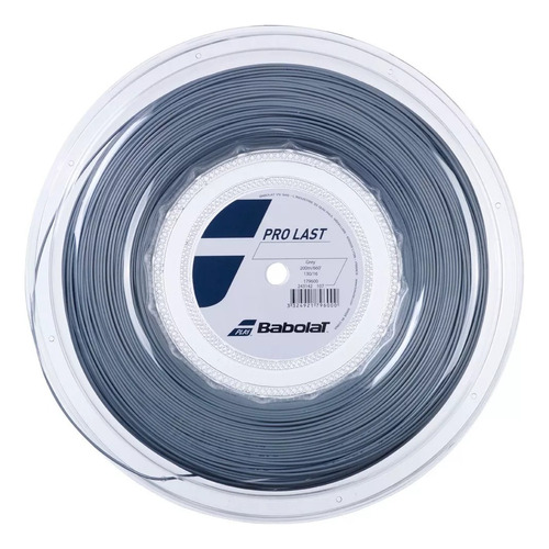 Cuerda Babolat Pro Last 1.25 1.30 Rollo Encordado Tyttennis Color Gris Espesor 1.3 Mm