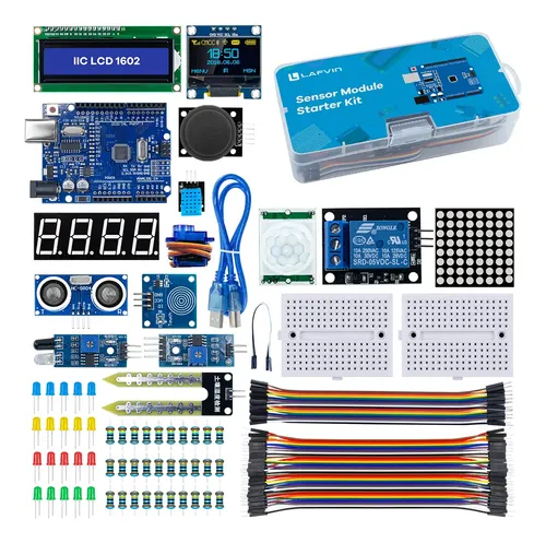 Kit De Módulo De Sensor Com Display 1602