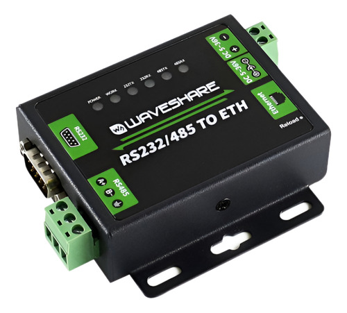 Convertidor Industrial Rs232/rs485 A Ethernet Waveshare