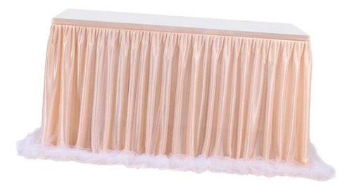 Solapa De Tul Para Mesa Redonda O Rectangular De 9 Peniques