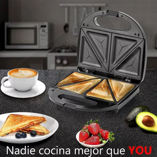 Sandwichera Eléctrica Sandwichera 750W Placa Extraíble Electrodomésticos  Cocina JShteea El nuevo