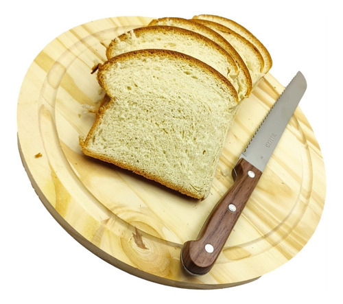 Imagem 7 de 7 de Faca Para Pão Bolo Serra Serrilhada Aço Inox Cabo Plástico