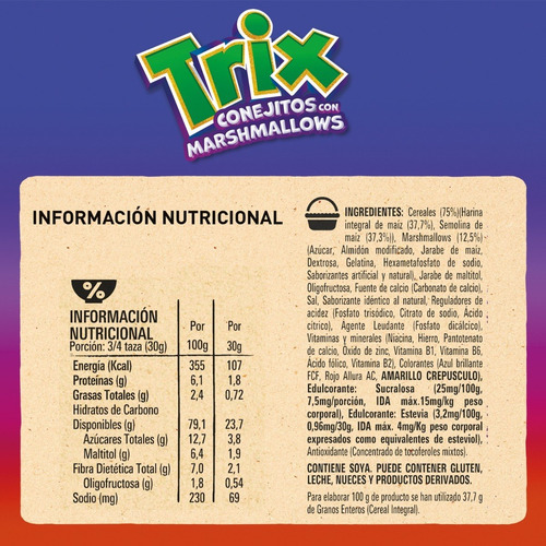 Imagen 3 de 3 de Cereal Trix® Marshmallow 300g