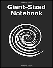 Giantsized Notebook Black Cover Design, 600 Pages, Notebook3