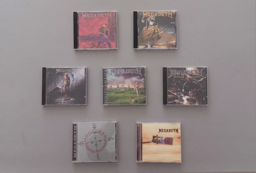 Colección De 7 Cd's De Megadeth