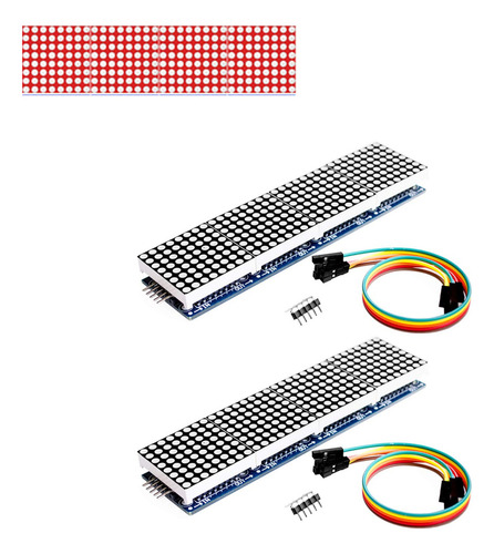 Onyehn Max7219 Modulo De Matriz 4 En 1 Para Microcontrolador