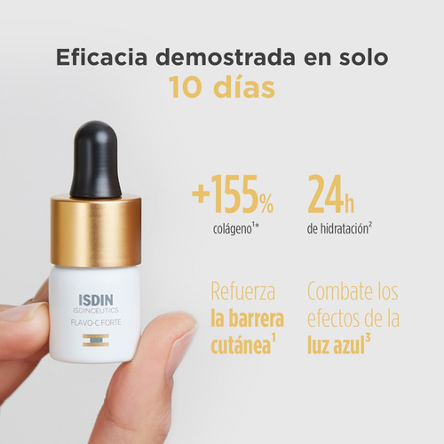 Imagen 4 de 12 de Isdinceutics Flavo-c Forte Sérum Intensivo 30 Días X 3u