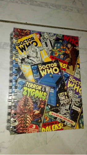 Dr Who Libreta Estilo Cómic Edición Limitada Tipo Francés