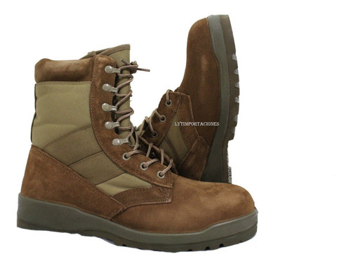 Botas Militar/ Borcegos Marrones Uca 