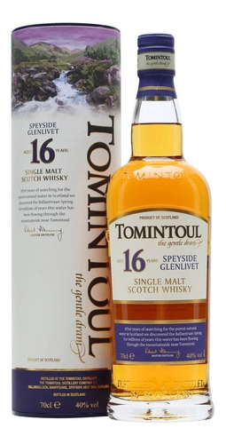 Whisky Single Malt Tomintoul 16 Años Speyside