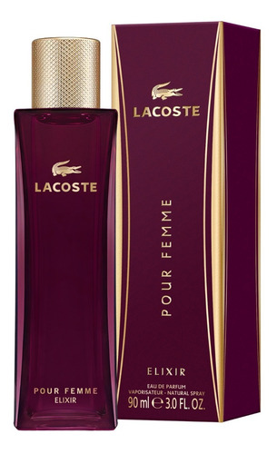 Perfume Lacoste Femme Elixir Parfum 90ml Factura A Y B