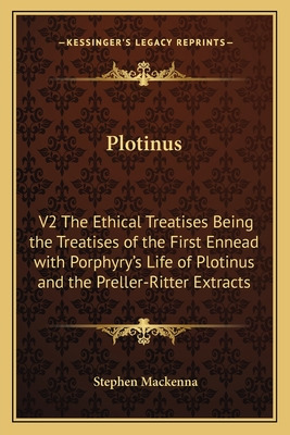 Libro Plotinus: V2 The Ethical Treatises Being The Treati...