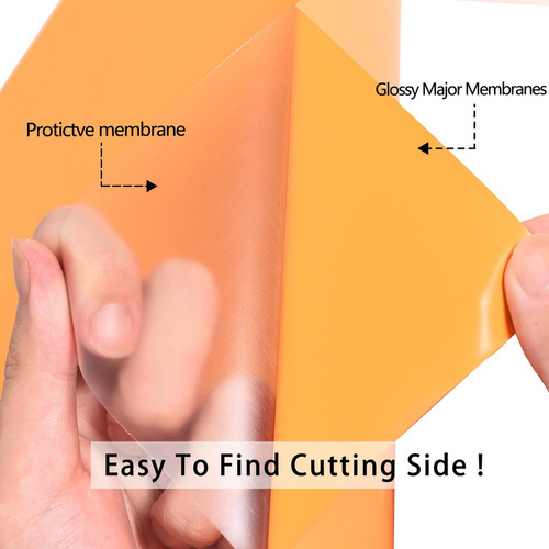 Renli Tong Vinilo Termoadhesivo Htv Amarillo Naranja, Rollo
