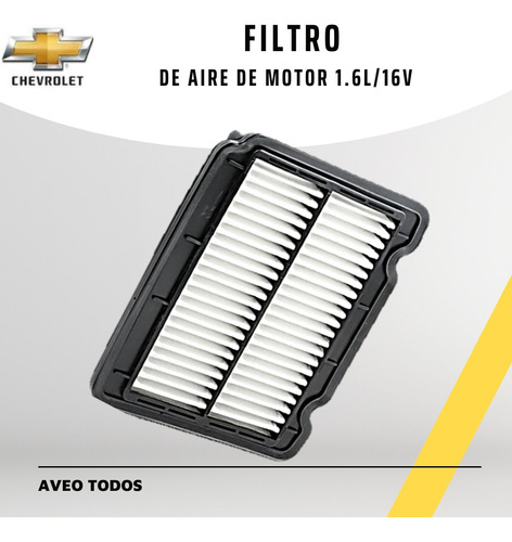 Filtro Aire De Motor Chevrolet Aveo Todos Los Modelos