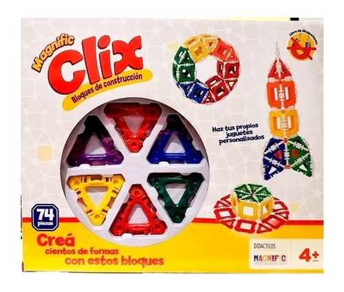 Magnific Clix Bloques De Construcción 74 Pzs. 2133