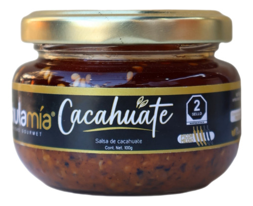 Salsa De Cacahuate Artesanal 100% Natural 100grs