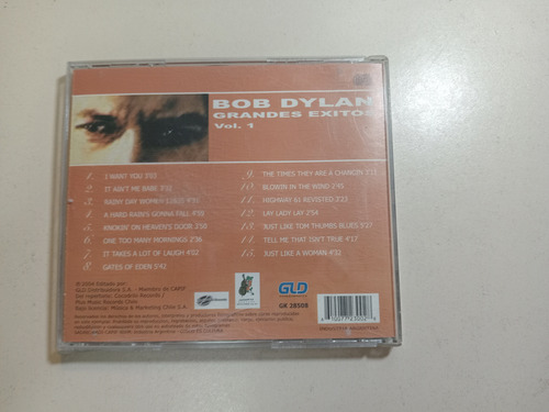 Bob Dylan / Grandes Exitos / Ind Arg A006 Estándar (Usado)