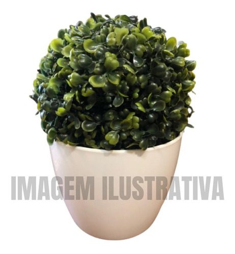 Imagem 3 de 3 de Cachepô Elegance Redondo 03 Branco