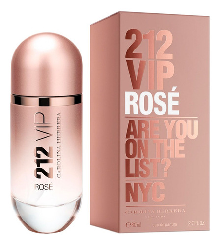 212 Vip Rosé Feminino Eau De Parfum 80ml 