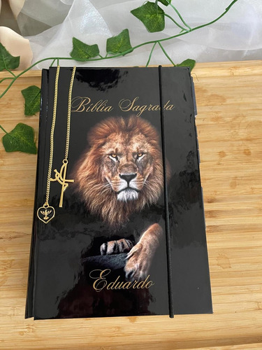 Biblia Personalizada Com Nome Letra Gigante/ Jumbo Com Aba Nome Dos Livros Envio Imediato