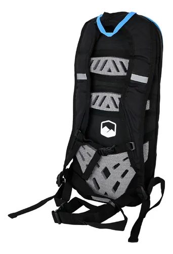 Mochila Bicicleta Mtb Hydroroad Azul + Bolsa De Agua Lhotse