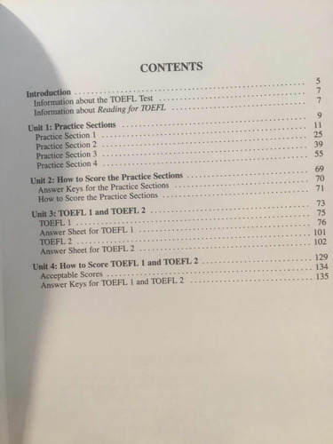 Reading For Toefl Workbook (Usado)
