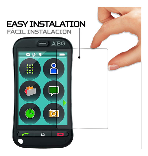 Protector Mica Pantalla Para Aeg Voxtel M800