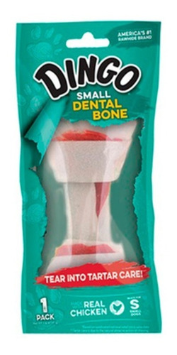 Golosina Masticable Hueso Perros Dingo Dental Small Bone