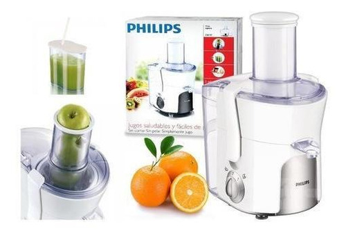 Juguera Philips Juicer Hr1854 Boca Ancha 1,5lts 2 Velocidades 550w