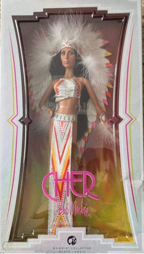 Barbie 70s Cher Bob Mackie Coleccionista Etiqueta Negra