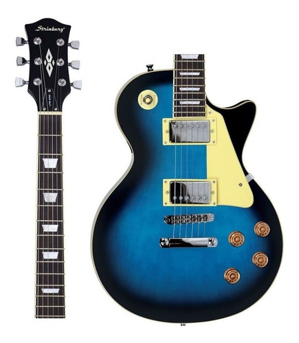 Imagem 2 de 7 de Guitarra Strinberg Lps-230 / Bl Azul
