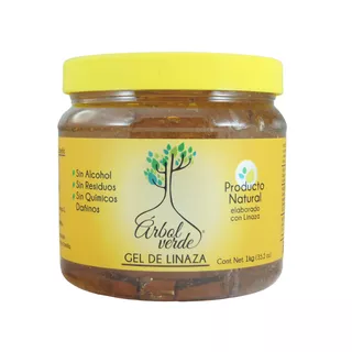 Gel Fijador De Linaza Para Peinar 1 K Arbol Verde Natural