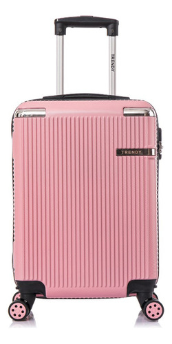 Valija Trendy 20 PuLG Cabina Viaje Equipaje Color Rosa