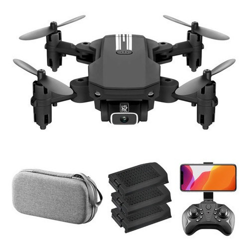 Mando A Distancia Quadcopter Drone Ls-min Cámara 4k 3 Baterí