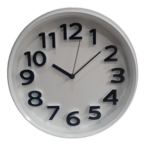 Reloj Analógico Colgante De Pared Acrílico Vidrio 30 Cm
