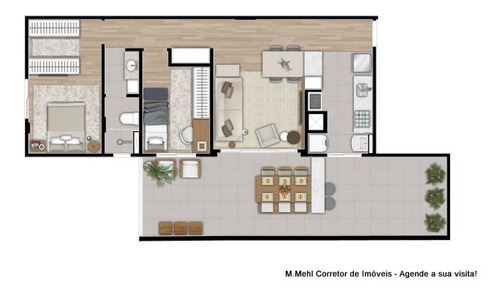Imagem 24 de 28 de Apartamento Com 2 Dormitórios À Venda Com 99.32m² Por R$ 499.900,00 No Bairro Vila Izabel - Curitiba / Pr - M2vi-ejg304