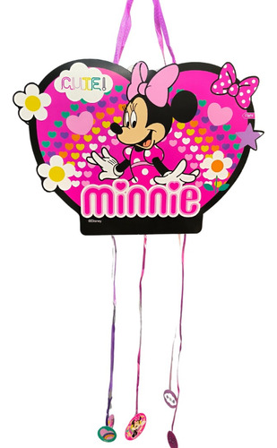 Piñata 3d Cumpleaños Minnie Mouse Cotillón
