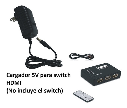 Fuente Poder Regulador Eliminador 5v Para Switch Hdmi