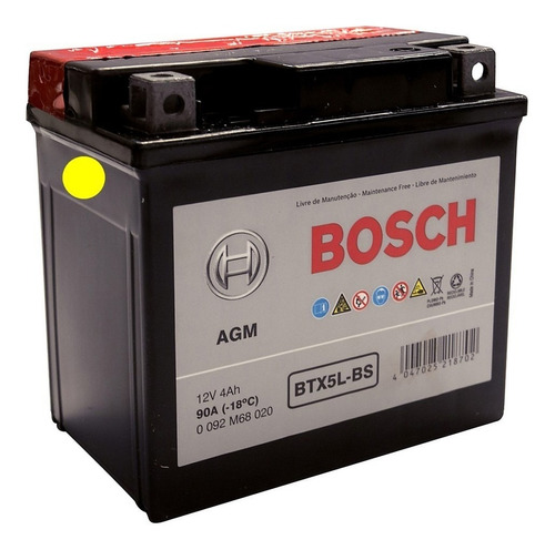 Bateria Bosch Ytx5l-bs Honda Cg 150 Y Mas