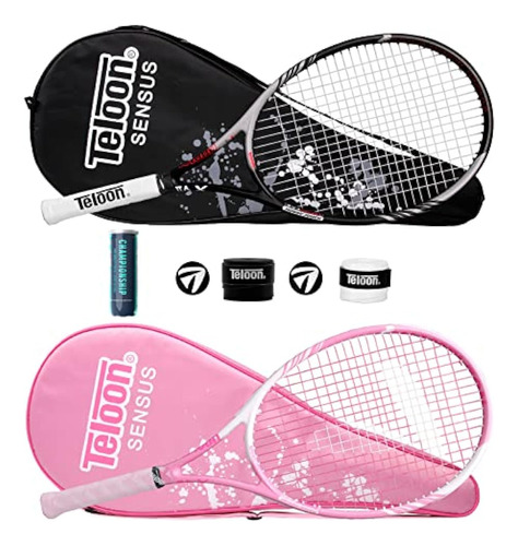 Teloon Raquetas De Tenis Para Adultos, 2 Piezas,