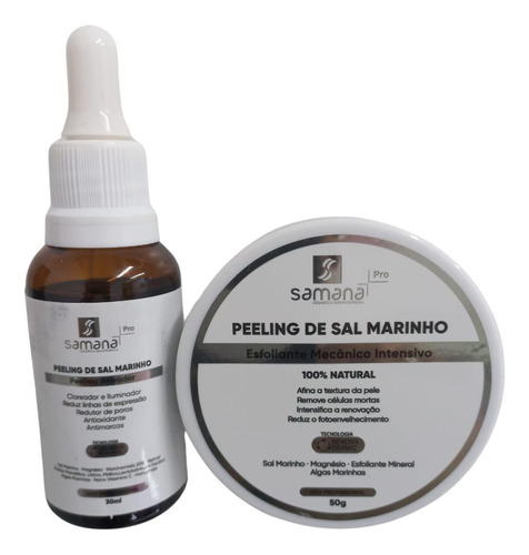 Kit Peeling De Sal Marinho Samana