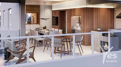 Imagem 14 de 17 de Ref.: 3094 - Apartamento Novo De Alto Padrão, Com 03 Suítes, Sacada Gourmet E 03 Vagas De Garagem, Na Vila Assunção, Santo André - 3094