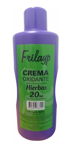 Crema Oxidante Almendras - Hierbas Frilayp X 20 Vol X920ml.