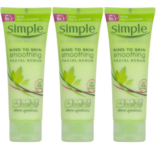 Exfoliante Facial Simple, Suavizante Para La Piel, 75 Ml Pa