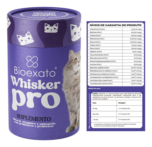 Super Suplemento Alimentar Probiotico Para Gato Bombaim